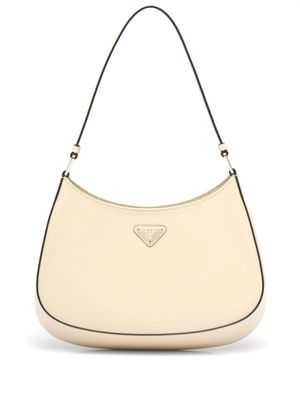 Prada sac porté épaule Cleo en cuir - Tons neutres
