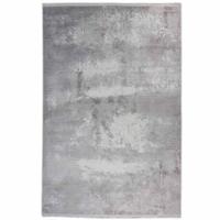 Viscose Vloerkleed - Retro - Trasor - Grijs-120 x 170 cm