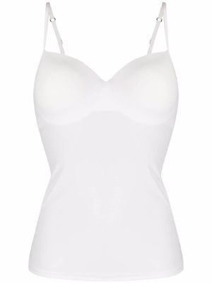 Hanro caraco à encolure cœur - Blanc