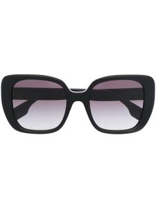 Burberry Eyewear lunettes de soleil carrées à plaque logo - Noir