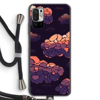 Patroon Wolken: Xiaomi Redmi Note 10 5G Transparant Hoesje met koord