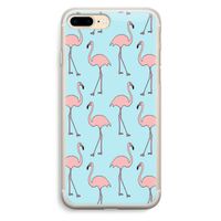 Anything Flamingoes: iPhone 7 Plus Transparant Hoesje