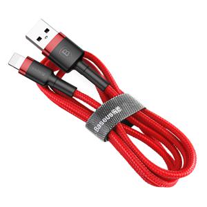 Baseus Cafule USB Lightning Kabel 2.4A 1m (zwart + rood)