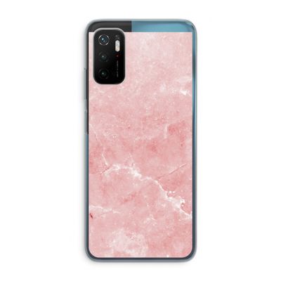 Roze marmer: Xiaomi Poco M3 Pro 5G Transparant Hoesje