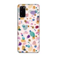 Terrazzo Memphis Pink: Volledig geprint Samsung Galaxy S20 Hoesje