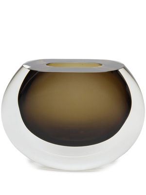 Gardeco vase en verre 92 à angles incurvés - Jaune