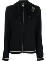 Ea7 Emporio Armani hoodie Core Lady à fermeture zippée - Noir - thumbnail