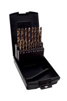 4tecx HSS-cobalt boren geslepen DIN 338 splitpoint set 19-delig