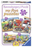 Ravensburger puzzel 4 in1 op het werk 2-4-6-8 stukjes