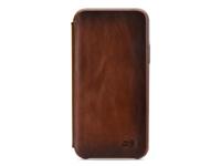 Senza Senza Desire Skinny Leather Booklet Apple iPhone 6/6S Burned Cognac