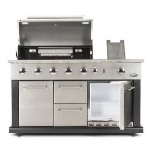 Boretti Luciano Grill Kookunit Zwart, Roestvrijstaal 24500 W