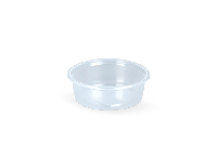 Rond bakje 50cc Ø70mm Transparant