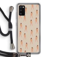 You're so golden: Samsung Galaxy A41 Transparant Hoesje met koord