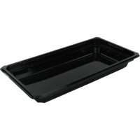 Schaal | sushitray | gerecycled PET | rechthoekig | 171x91x21mm | zwart | 600 stuks