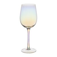 Wijnglas regenboog - glas - 400 ml