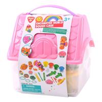 Playgo fantasiewereld kleiset in opbergdoos - 4 kleipotjes