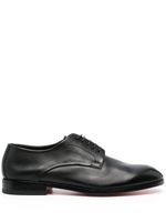 Santoni chaussures en cuir à lacets - Noir