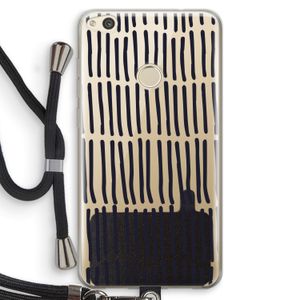 Moroccan stripes: Huawei Ascend P8 Lite (2017) Transparant Hoesje met koord