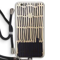 Moroccan stripes: Huawei Ascend P8 Lite (2017) Transparant Hoesje met koord