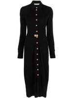 Tory Burch robe-chemise à coupe mi-longue - Noir - thumbnail