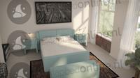Opberg boxspring 160 x 220 cm- stofkleur 7076