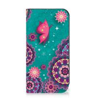 iPhone 15 Pro | Bookcase | Cirkels en Vlinders