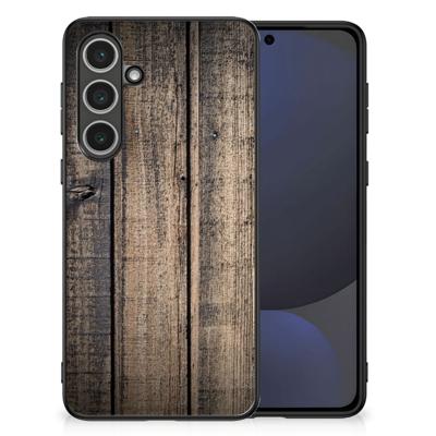 Samsung Galaxy S24 FE Houten Print Telefoonhoesje Steigerhout