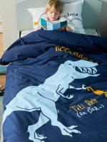 Dekbedovertrek voor kinderen Magicouette DINORAMA Oeko-Tex® blauw