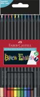 Faber Castell fc-116412 kleurpotloden black edition in etui 12 stuks