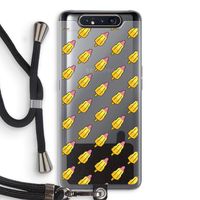 Waterijsjes: Samsung Galaxy A80 Transparant Hoesje met koord Waterijsjes: Samsung Galaxy A80 Transparant Hoesje met koord