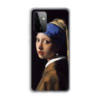 The Pearl Earring: Samsung Galaxy A72 Transparant Hoesje