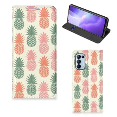 OPPO Find X3 Lite | Flip Style Cover | Ananas