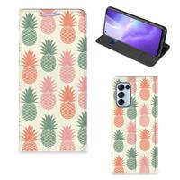 OPPO Find X3 Lite | Flip Style Cover | Ananas