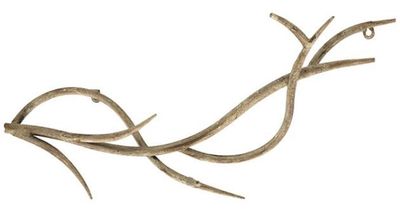 Wandversiering gewei Arnott grijs