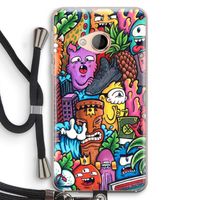 Vexx Mixtape: HTC U Play Transparant Hoesje met koord