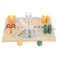 Small Foot - houten ludo spel safari - 6 spelers
