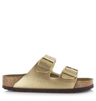 BIRKENSTOCK Arizona | Gold Goud Synthetisch Platte sandalen Dames - thumbnail