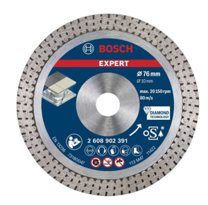 Bosch Accessoires Expert HardCeramic 76 mm diamantdoorslijpschijf 76 x 1,5 x 10 mm - 1 stuk(s) - 2608902391