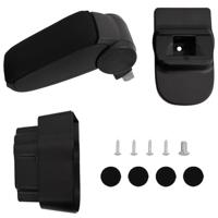 VidaXL Armsteun 12x37x(31-48) cm abs zwart