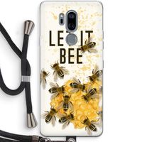 Let it bee: LG G7 Thinq Transparant Hoesje met koord