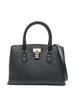 Michael Kors sac cabas en cuir à détail de cadenas - Noir - thumbnail