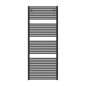 Nemo Spring Toronto handdoekradiator - 185x75cm - 1262 watt - mat zwart ECE075BK1VM06NNN01