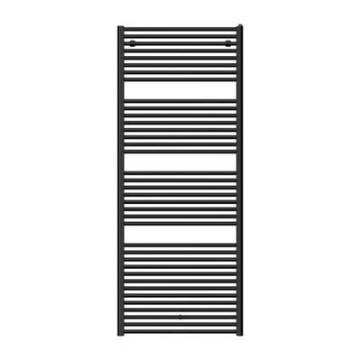 Nemo Spring Toronto handdoekradiator - 185x75cm - 1262 watt - mat zwart ECE075BK1VM06NNN01
