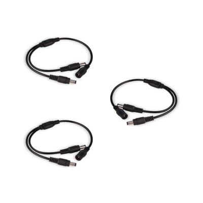 3x Adapter kabel splitter 2 kabels