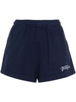 Sporty & Rich short Tennis Club en coton - Bleu