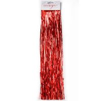 15x zakjes rood lametta engelenhaar 50 cm kerstboomversiering