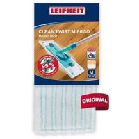 LEIFHEIT Clean Twist M Ergo micro duo 52123 Reserve microvezel hoes voor vlakmop, reinigt zacht en absorbeert