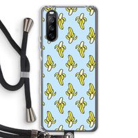Bananas: Sony Sony Xperia 10 III Transparant Hoesje met koord