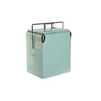 Koelbox Home ESPRIT Groen PVC Metaal Staal Polypropyleen 17 L 32 x 24 x 43 cm