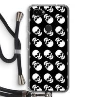 Musketon Skulls: Pixel 3a Transparant Hoesje met koord